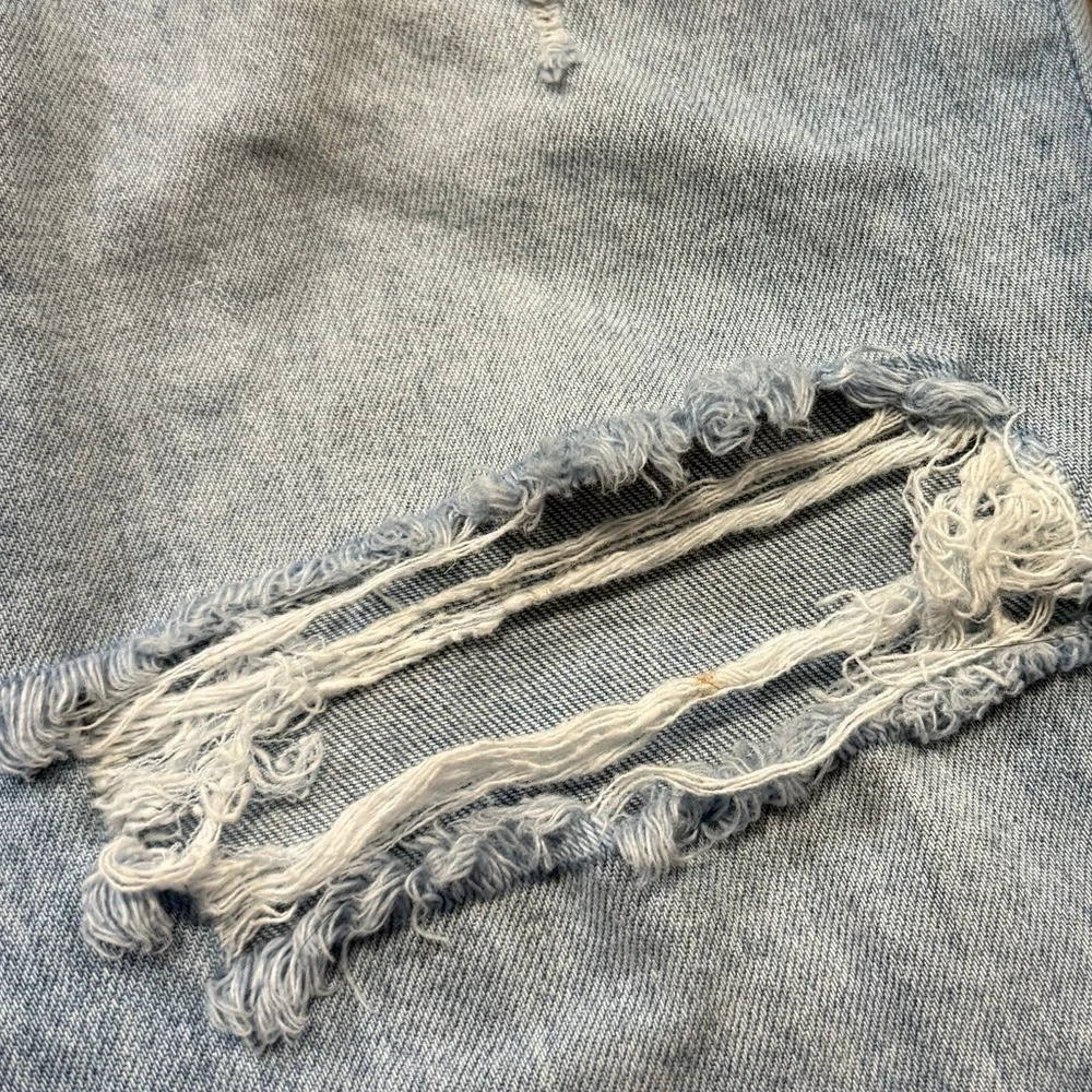 Abercrombie & Firch Curve Love Super Skinny Ankle High Rise light wash size 32 - Picture 6 of 8